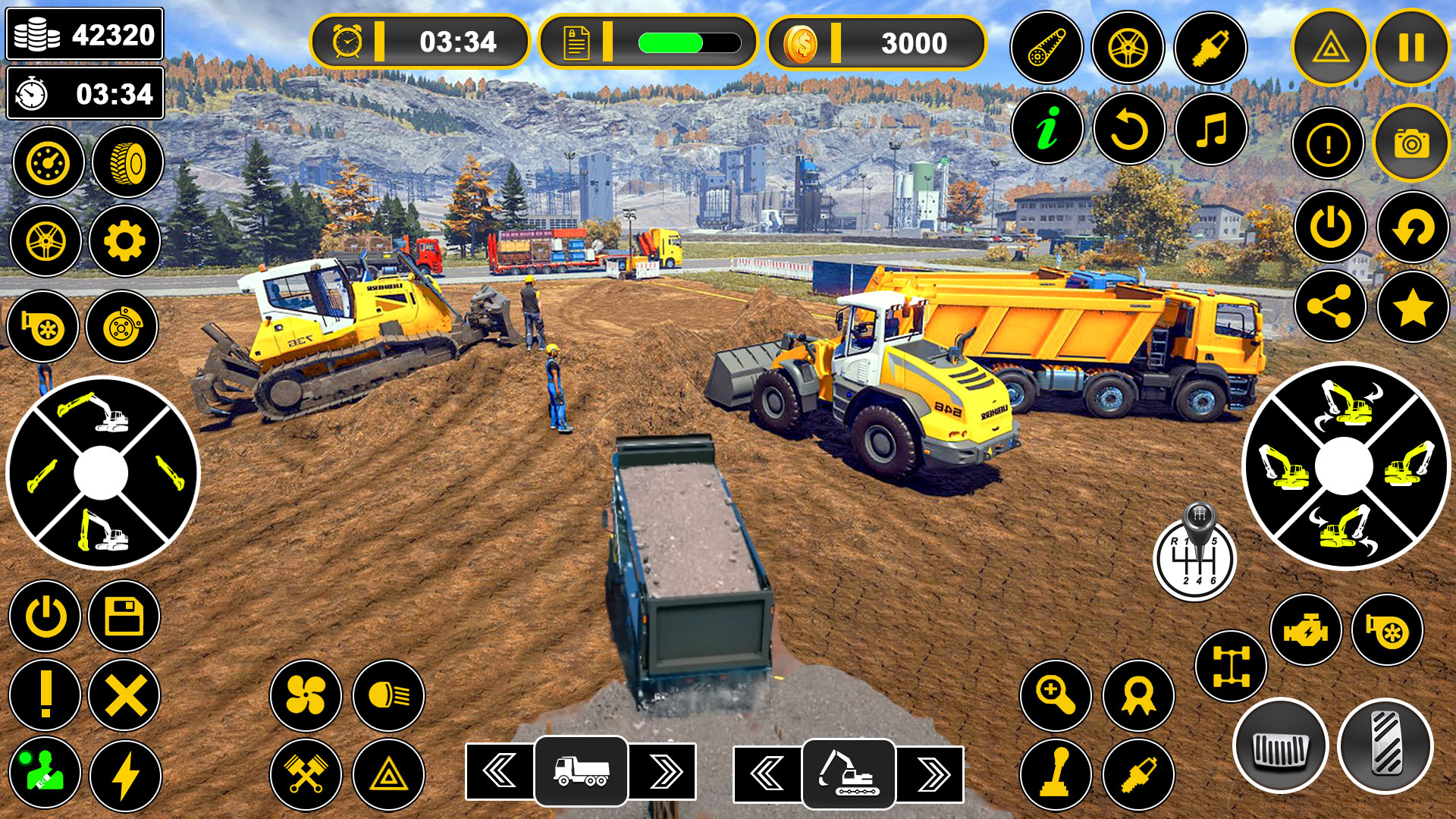 اسکرین شات 2 بازی Snow Excavator Construction 3D
