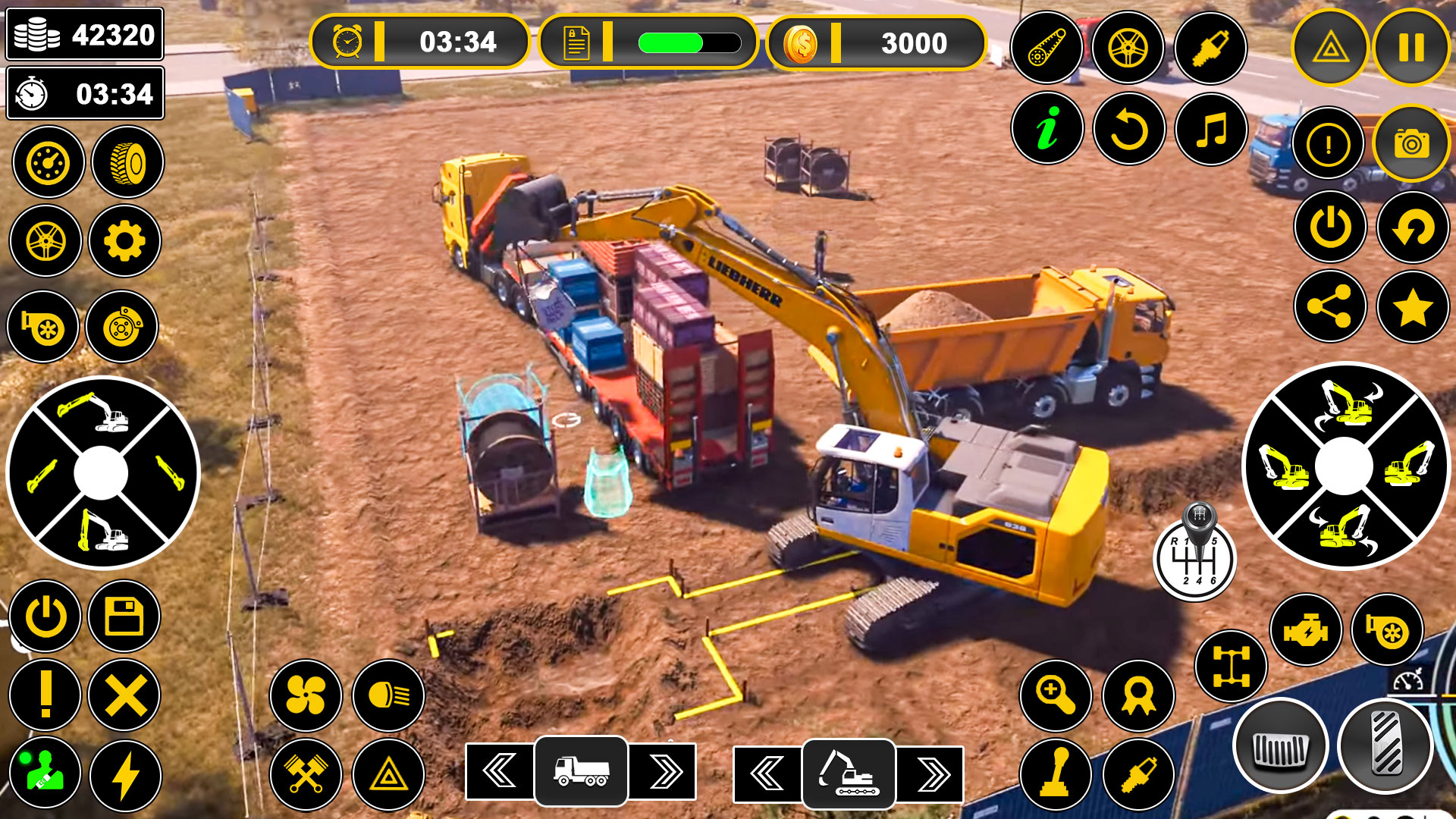اسکرین شات 3 بازی Snow Excavator Construction 3D