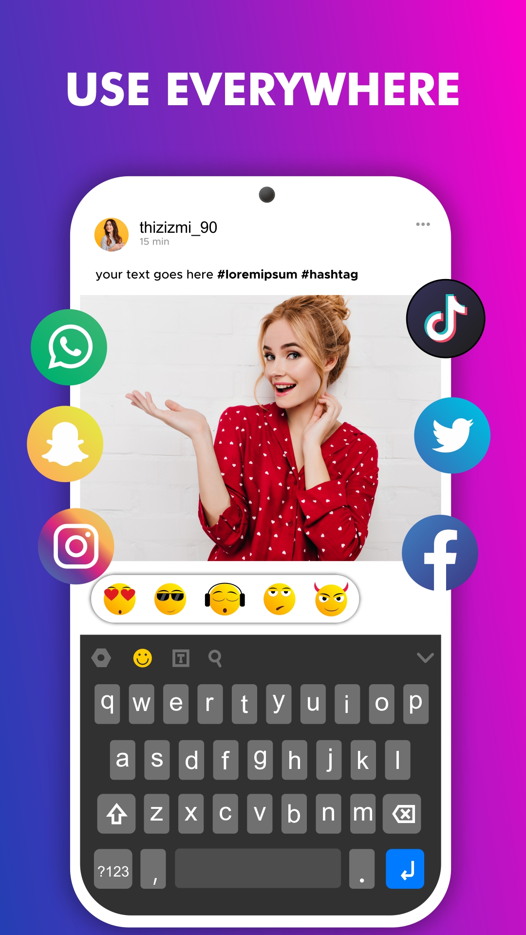 اسکرین شات 7 برنامه Fancy Keyboard 2023