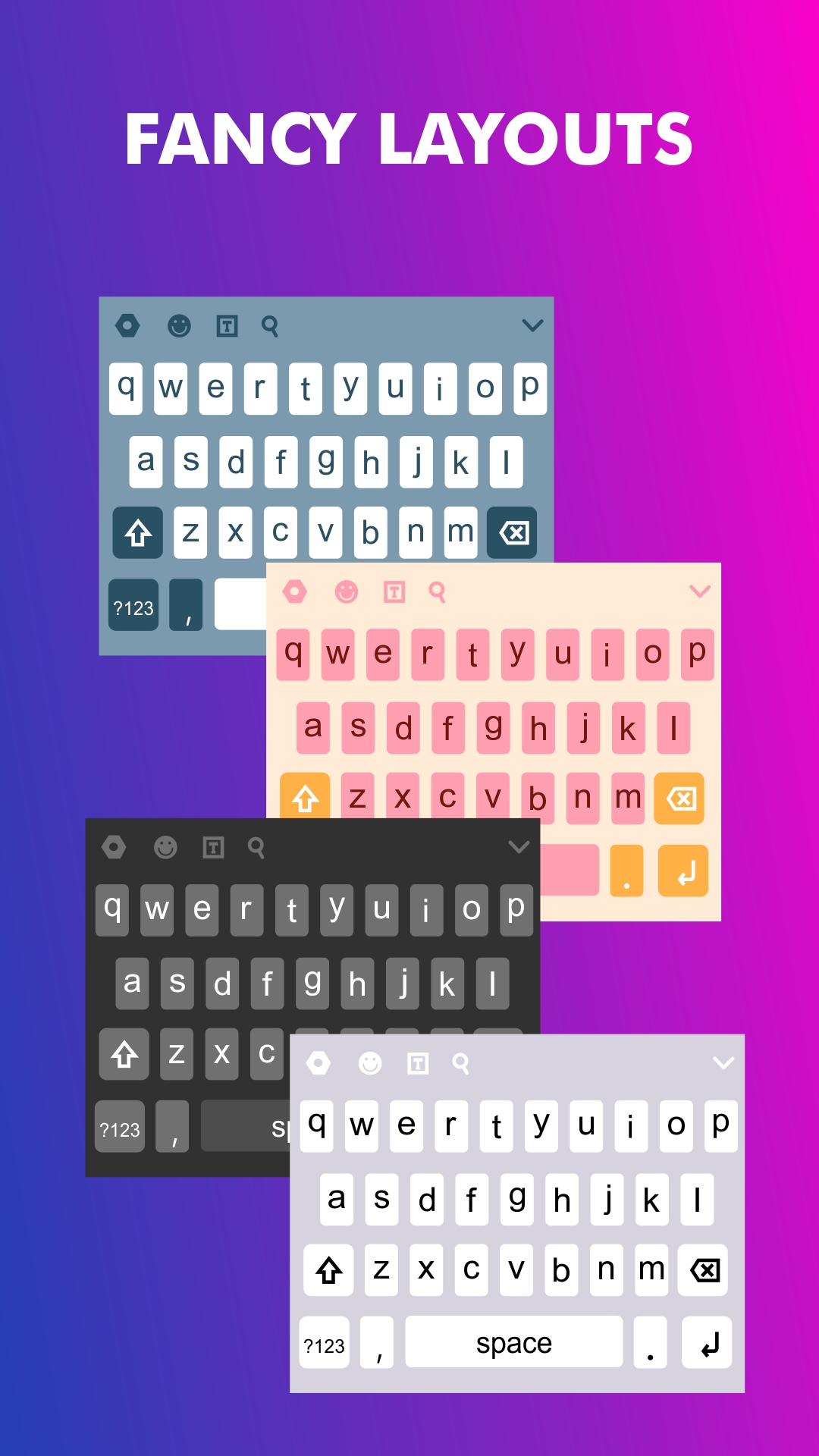 اسکرین شات 5 برنامه Fancy Keyboard 2023