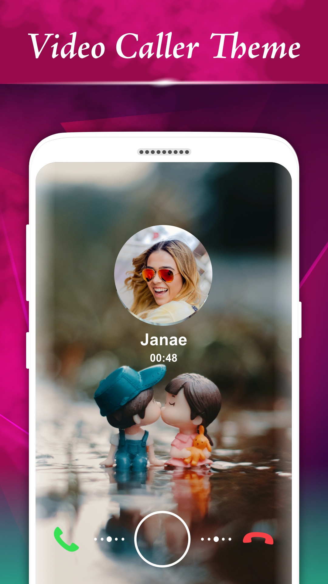 اسکرین شات 3 برنامه Call Screen-Color Caller Flash