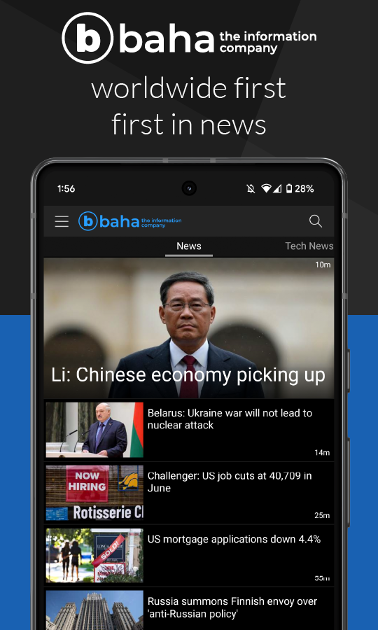 اسکرین شات 4 برنامه baha: Stocks, Markets & News