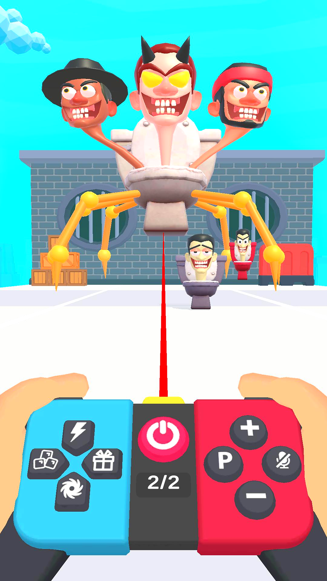 اسکرین شات 6 بازی Toilet Monster Invasion