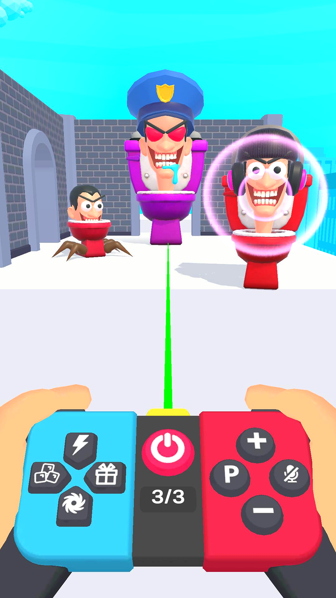 اسکرین شات 2 بازی Toilet Monster Invasion