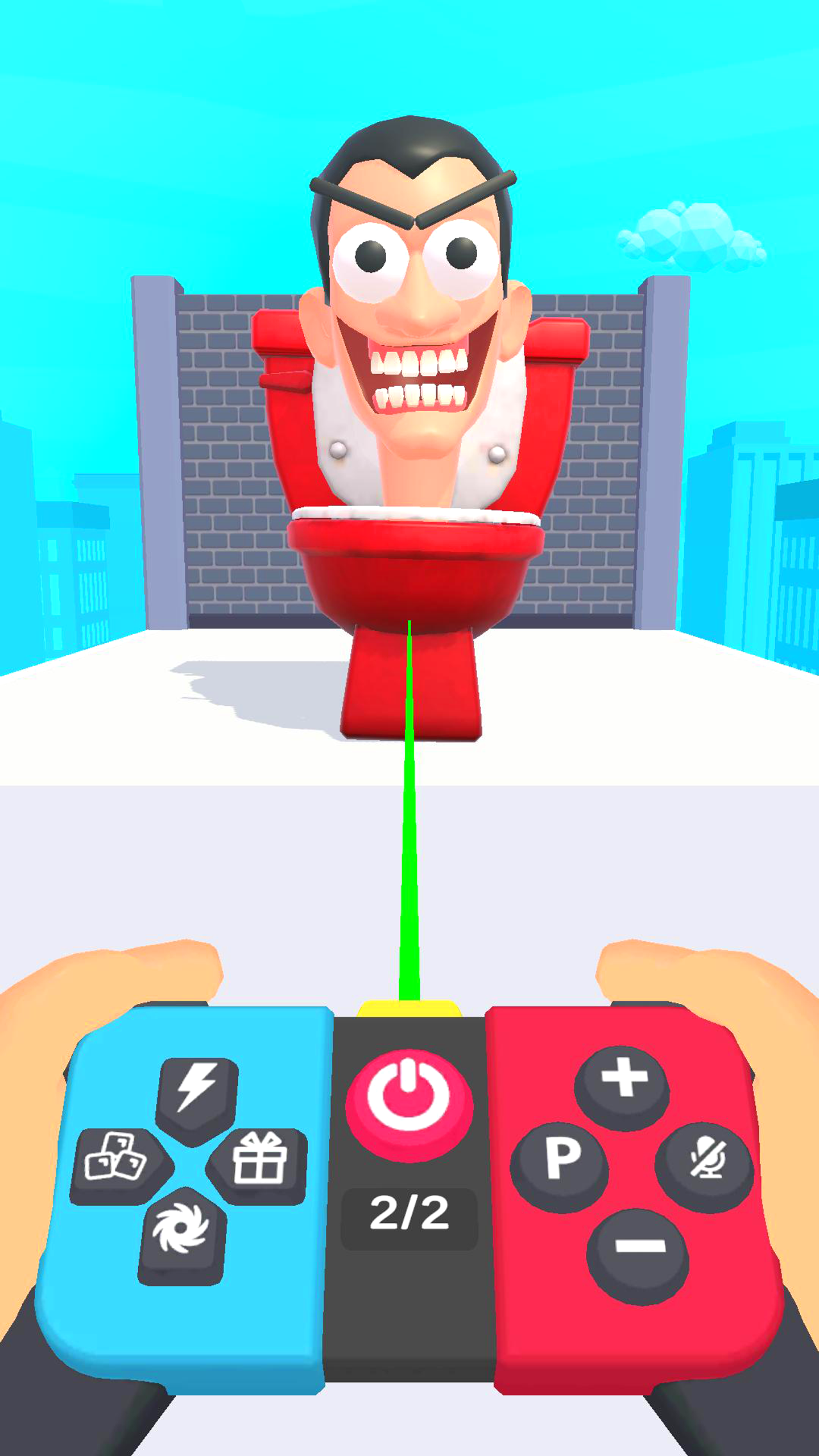 اسکرین شات 1 بازی Toilet Monster Invasion