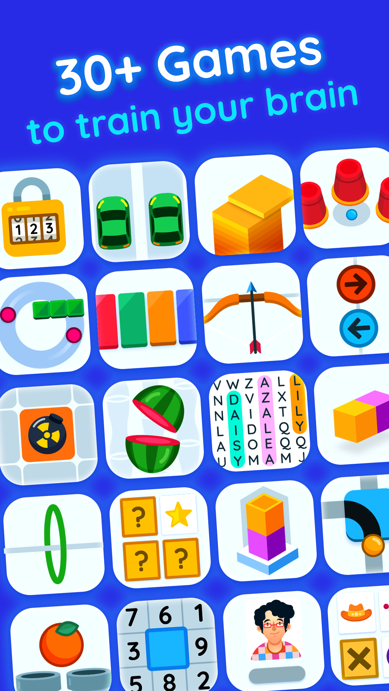 اسکرین شات 2 برنامه Focus - Train your Brain