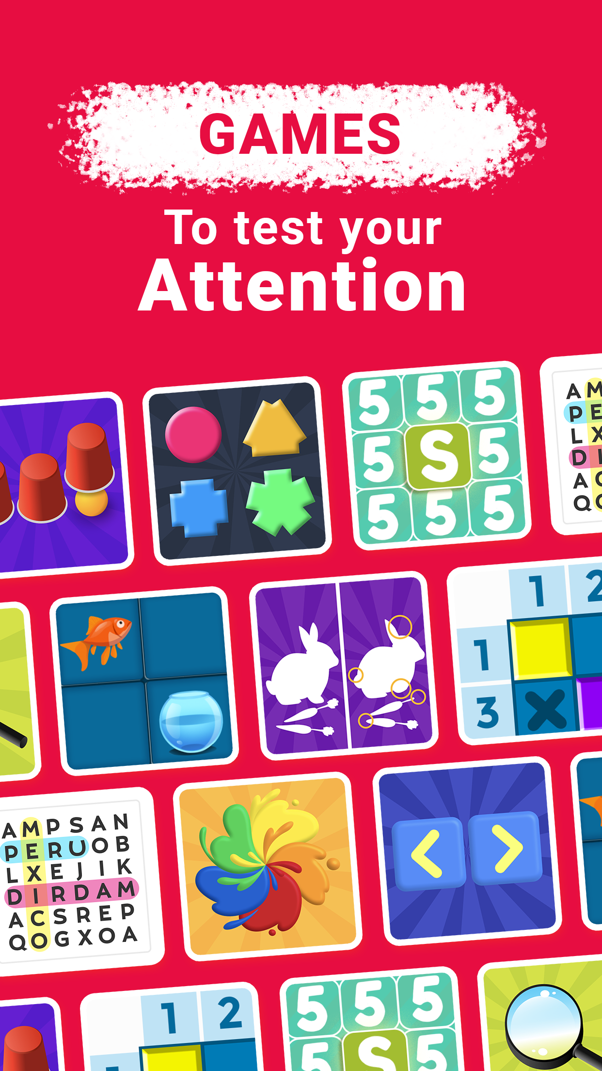 اسکرین شات 1 بازی Train your Brain - Attention
