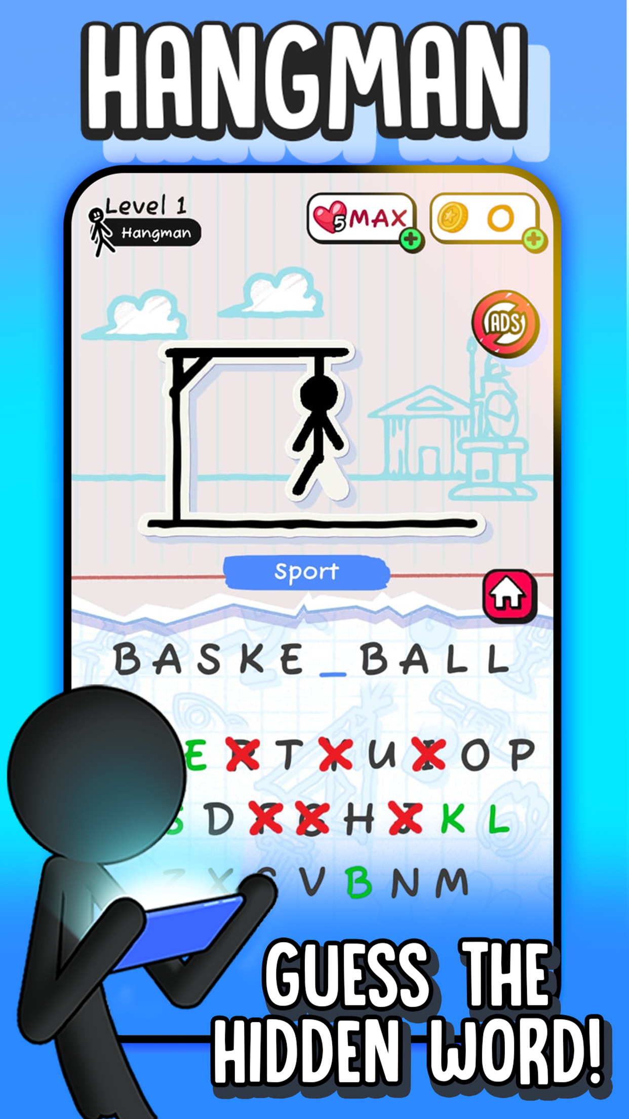 اسکرین شات 1 بازی Hangman