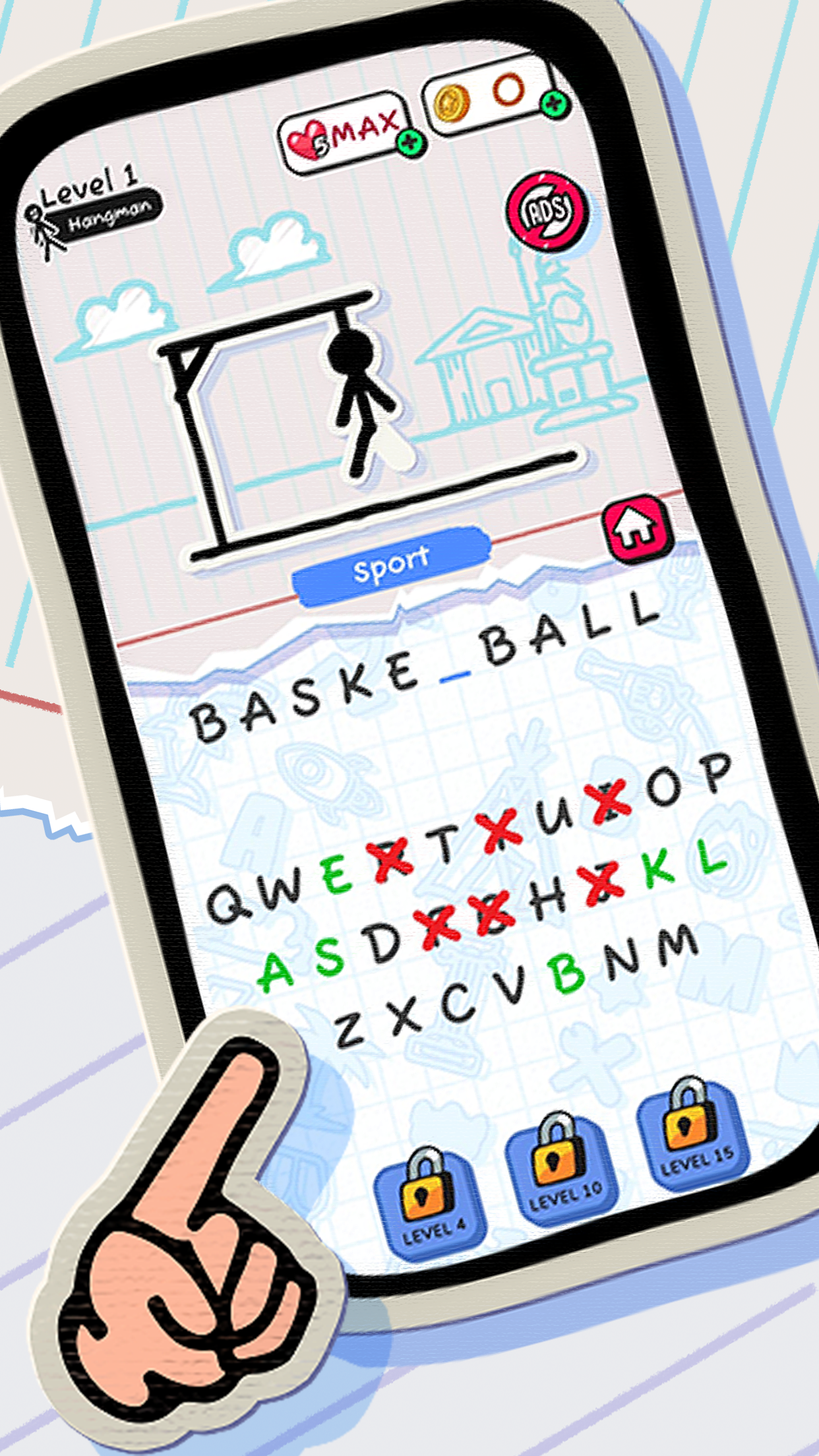 اسکرین شات 1 بازی Hangman