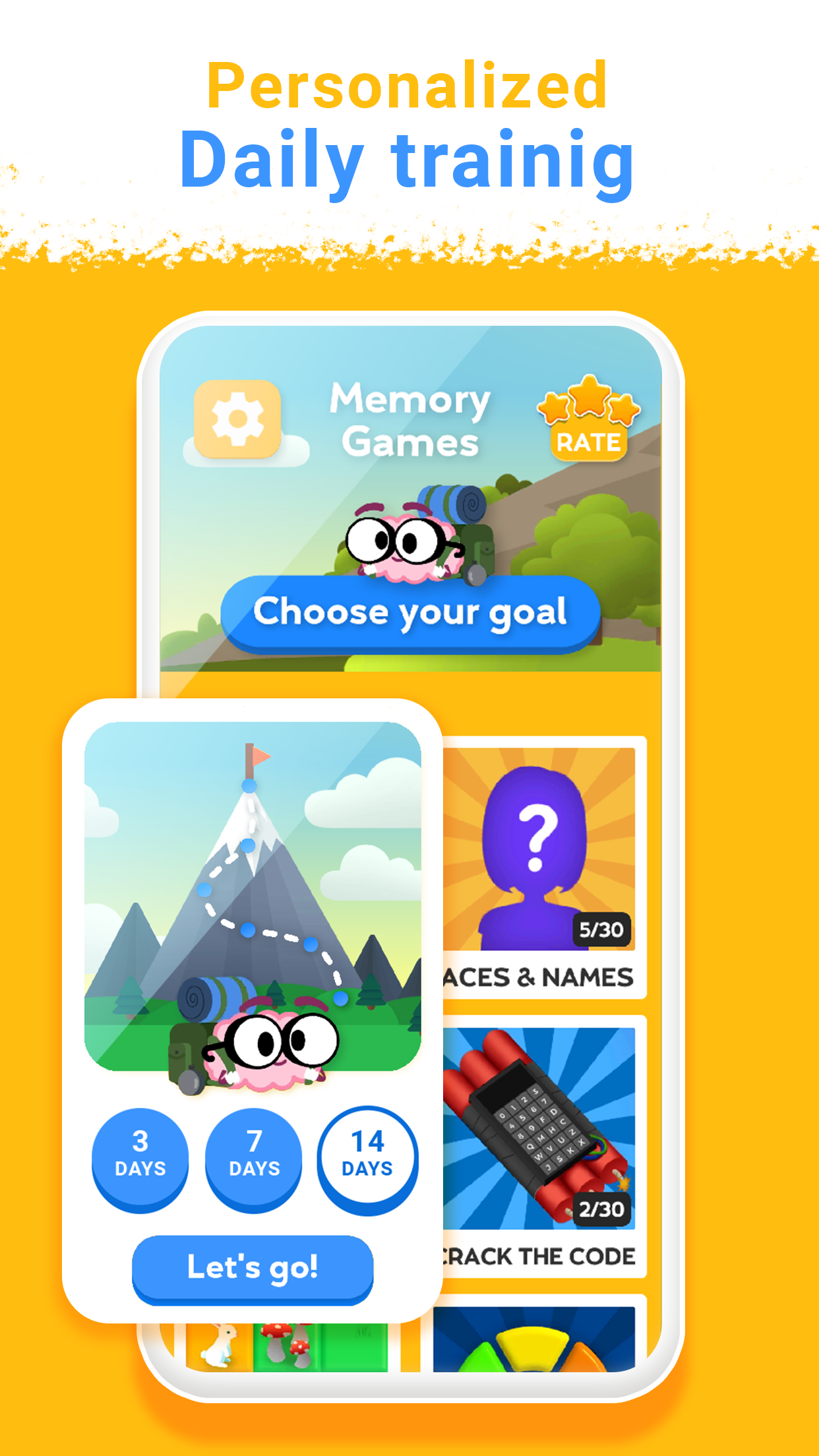 اسکرین شات 3 بازی Train your Brain. Memory Games
