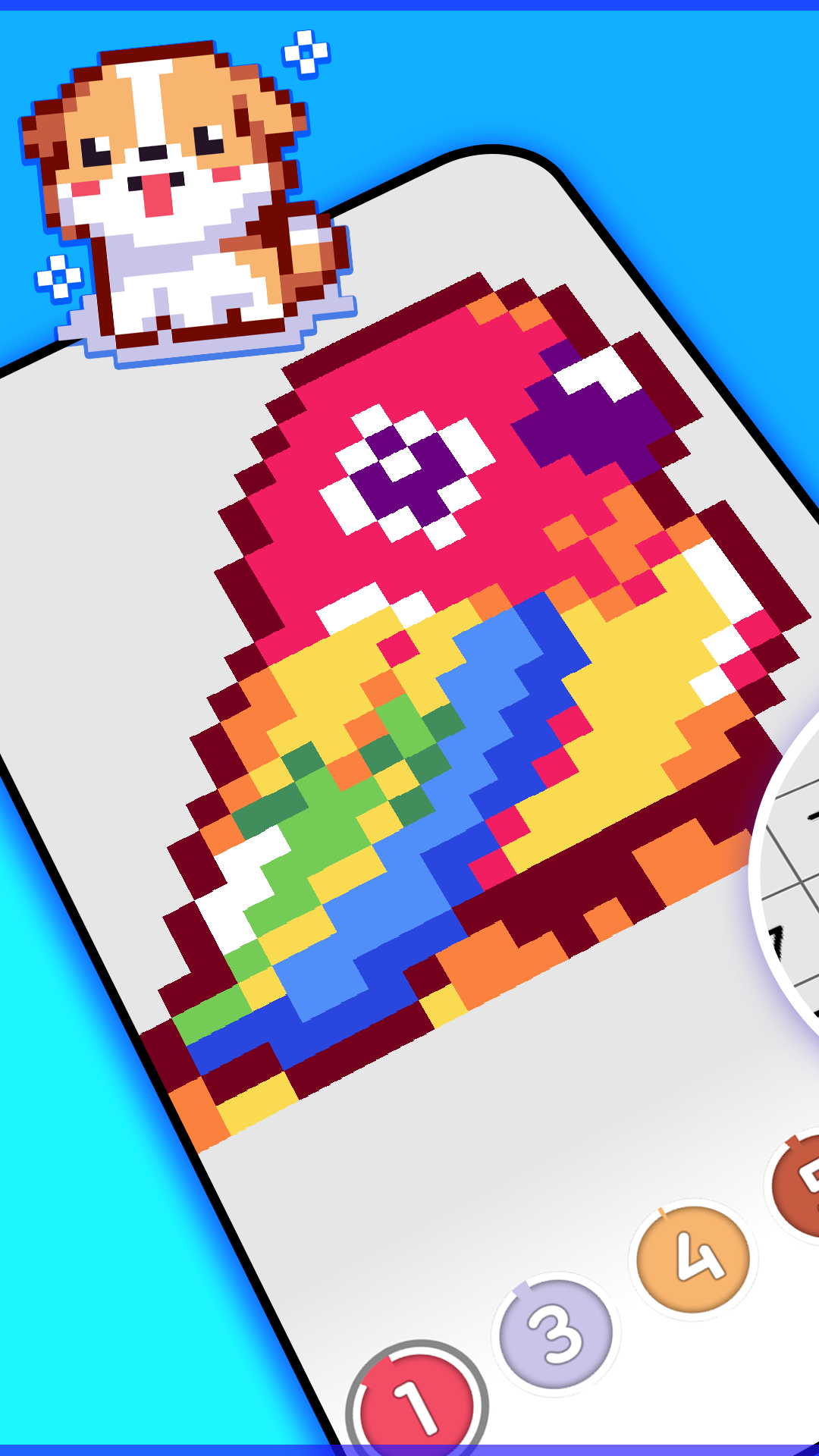 اسکرین شات 3 بازی Color by Number - Pixel art
