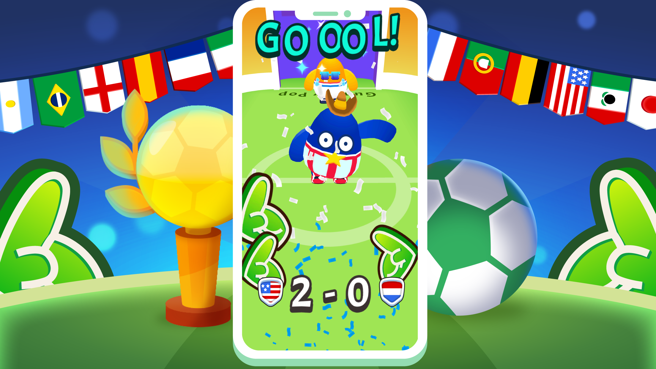 اسکرین شات 5 بازی 2 Player Games - Soccer 2023