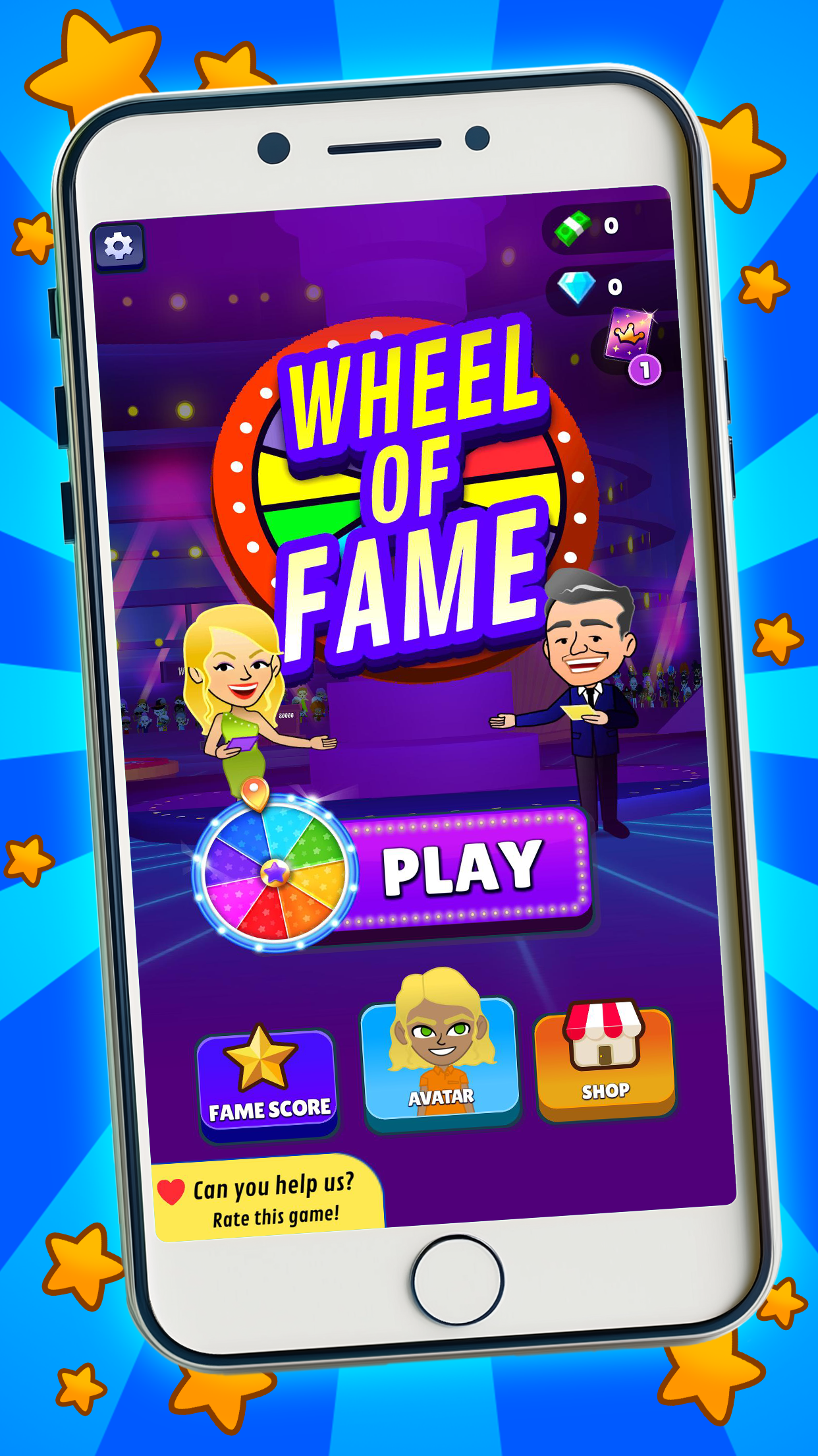 اسکرین شات 1 بازی Wheel of Fame - Guess words