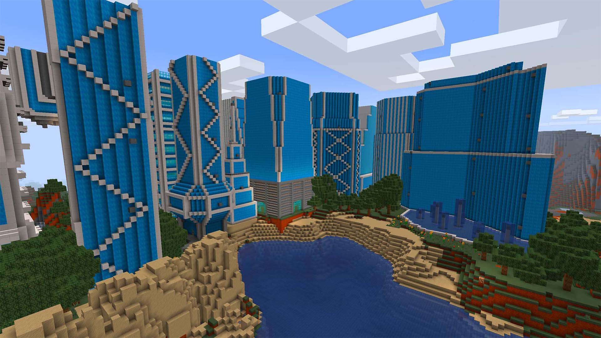 اسکرین شات 3 بازی Mini Block Craft Realm Craft
