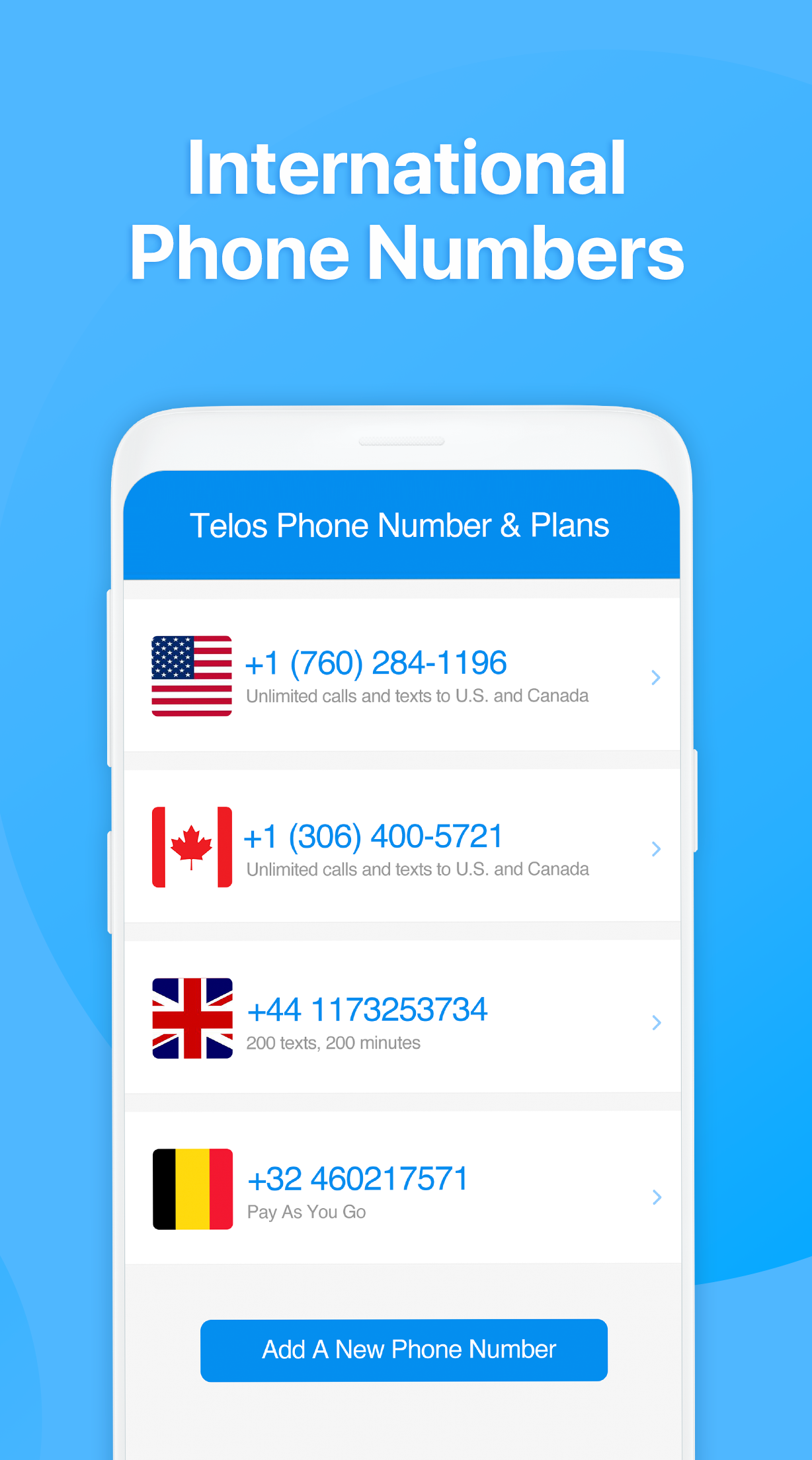 اسکرین شات 1 برنامه 2nd Phone Number: Text & Call