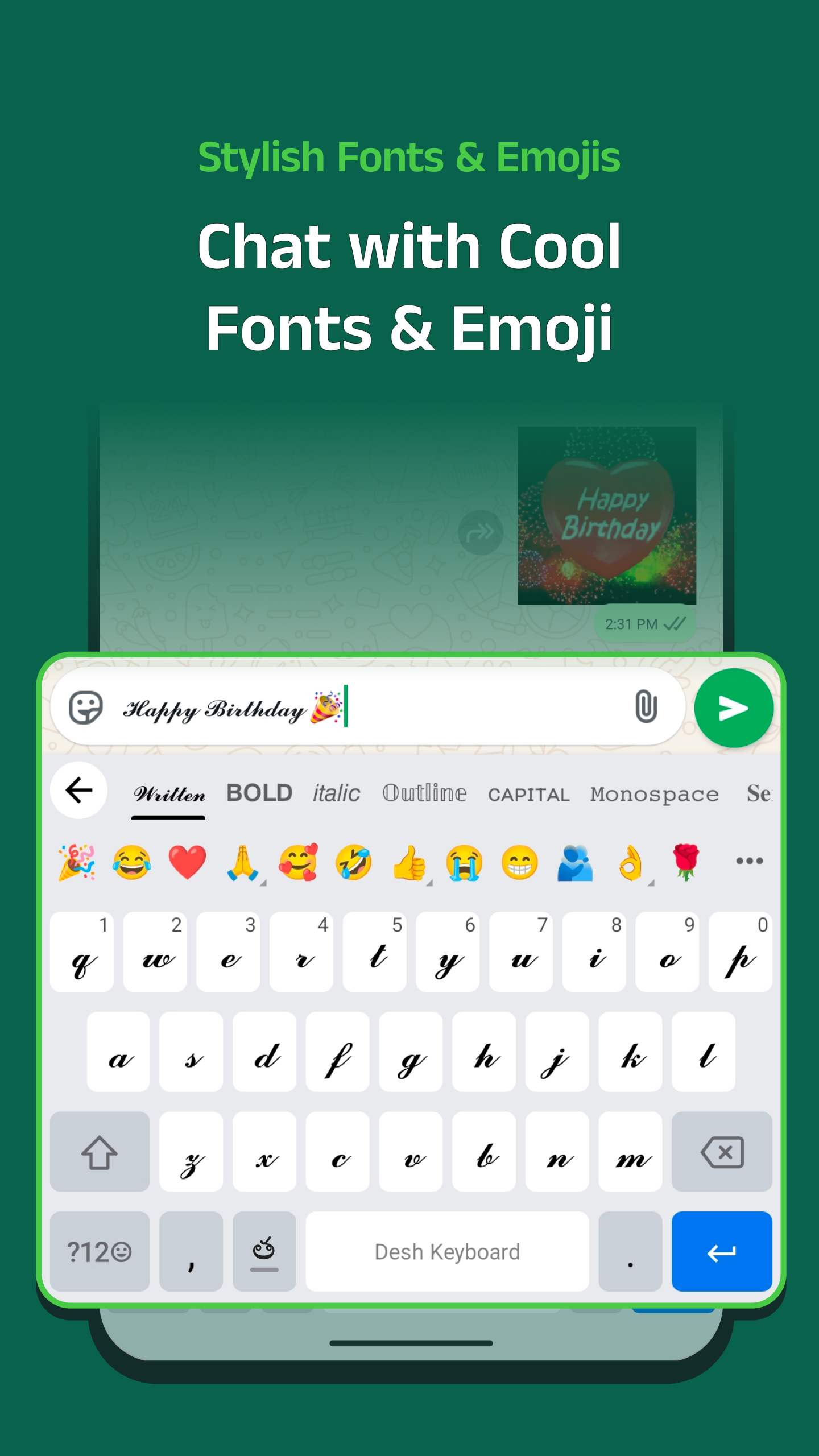 اسکرین شات 7 برنامه Desh Telugu Keyboard