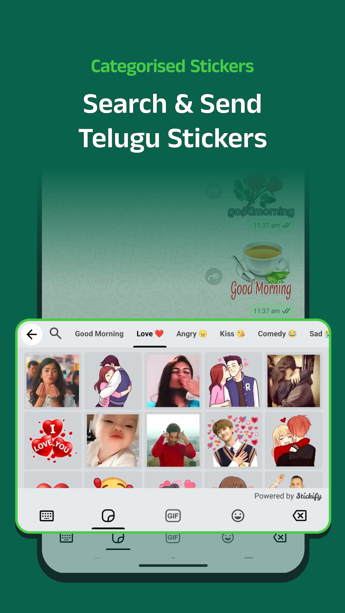 اسکرین شات 6 برنامه Desh Telugu Keyboard