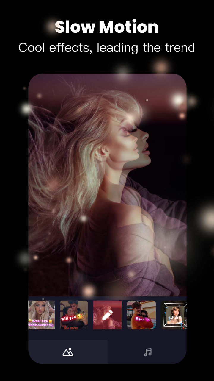 اسکرین شات 4 برنامه Tempo - Music Video Maker