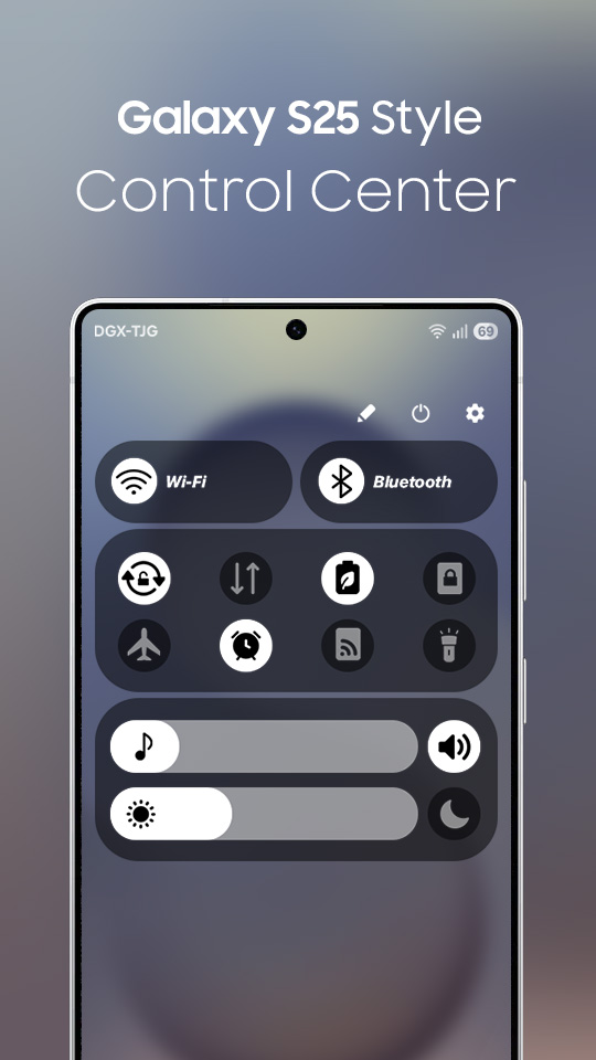 اسکرین شات 1 برنامه Control Center S25 Style