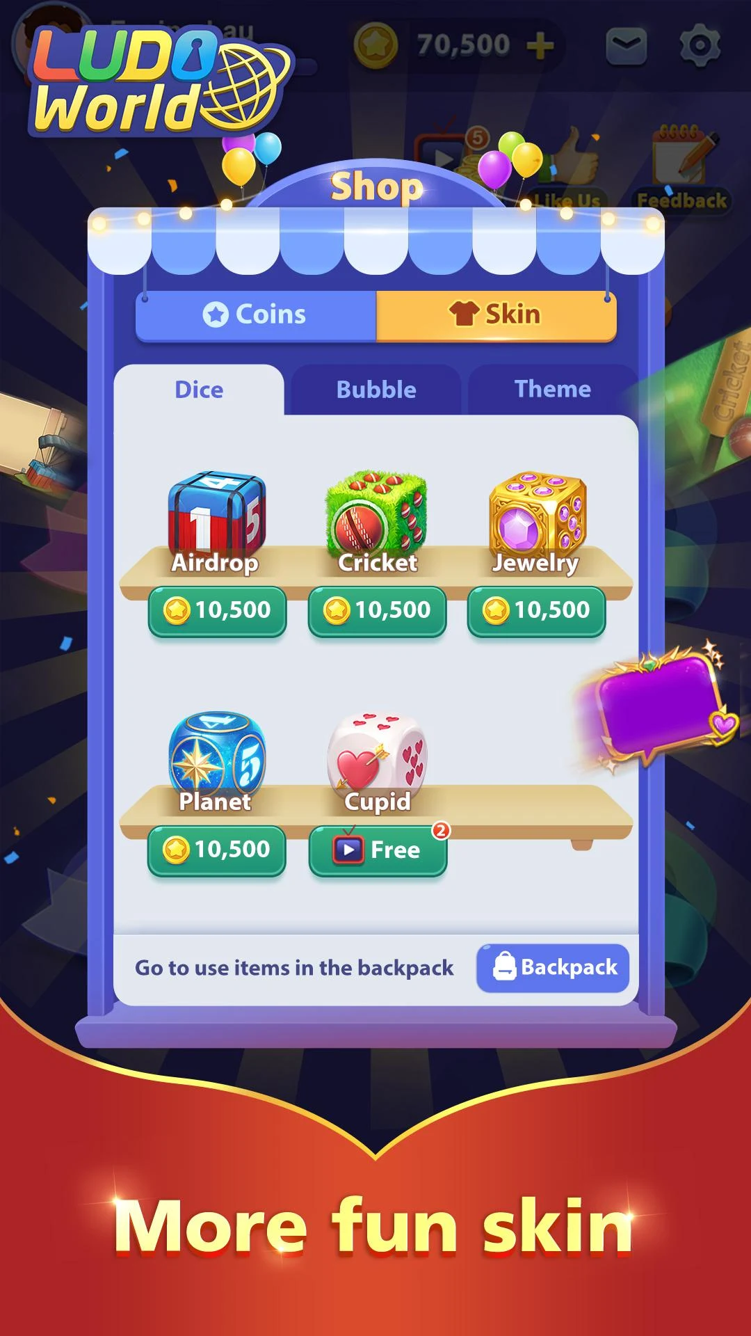 اسکرین شات 5 بازی Ludo World-Ludo Superstar