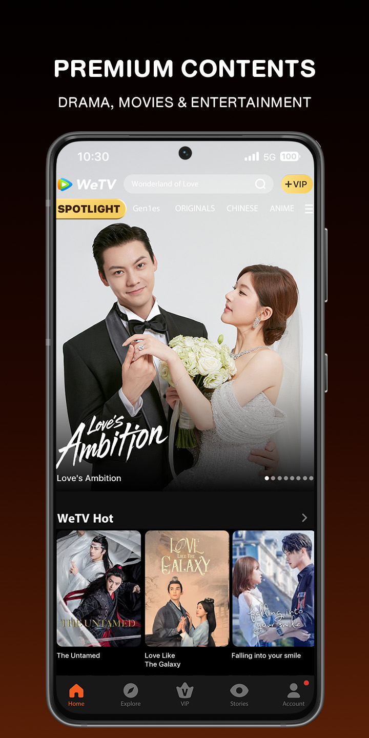 اسکرین شات 1 برنامه WeTV: Asian & Local Drama