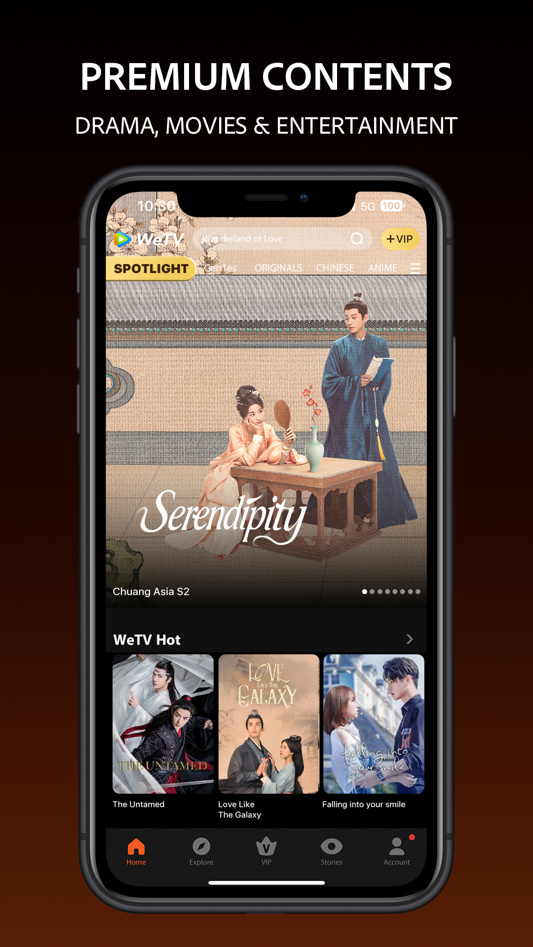 اسکرین شات برنامه WeTV: Asian & Local Drama 1