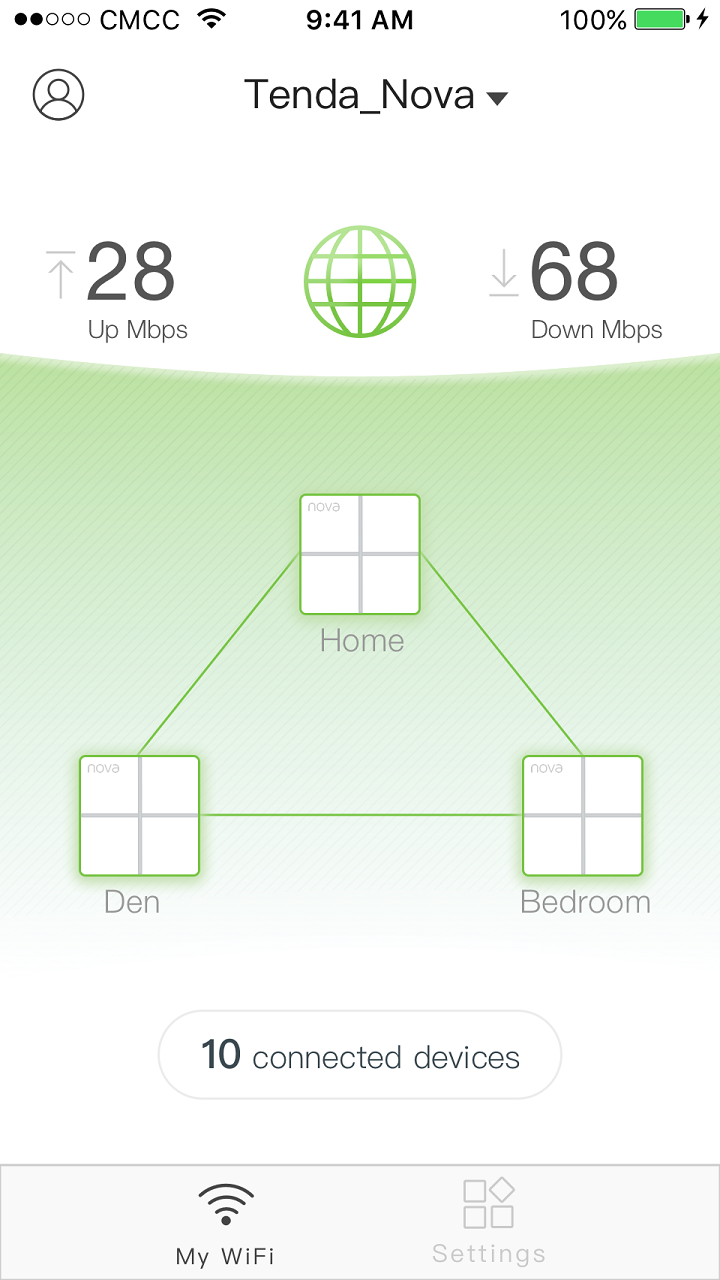 اسکرین شات 4 برنامه Tenda WiFi