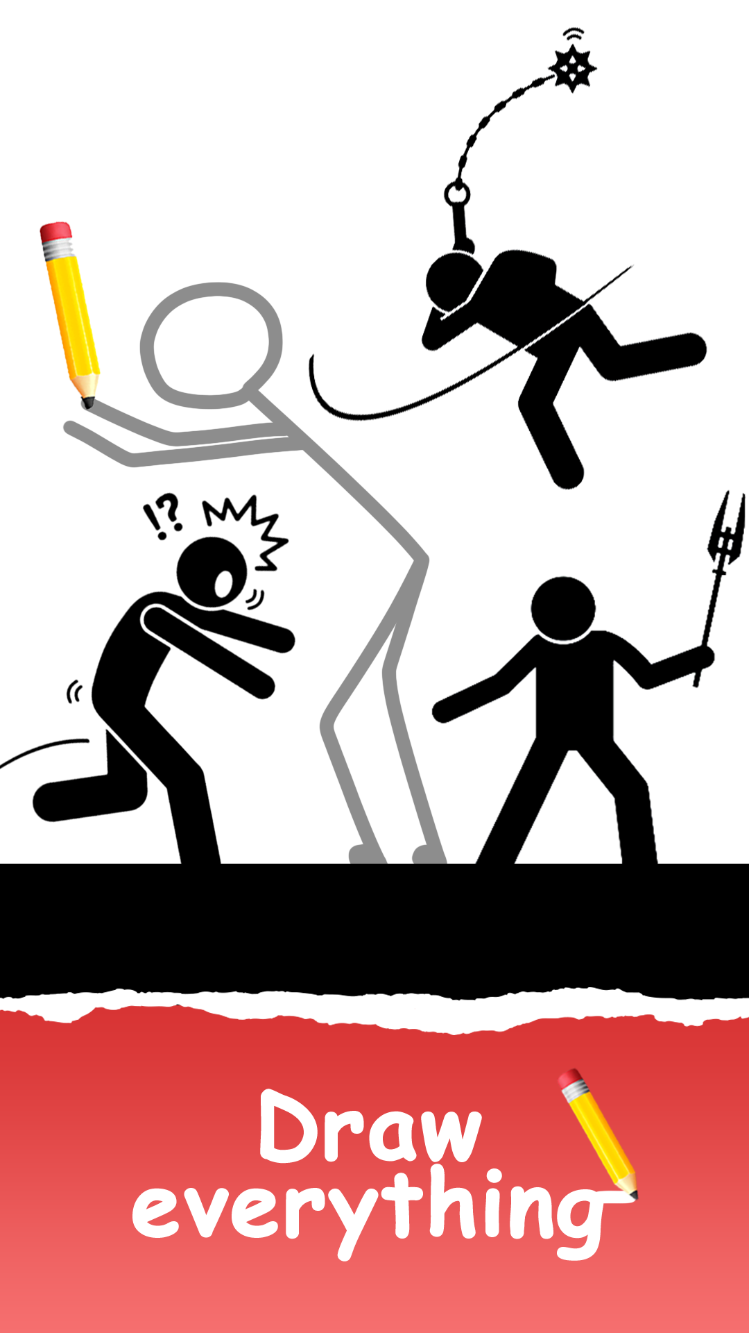 اسکرین شات 2 بازی Save The Stick: Draw 2 Save