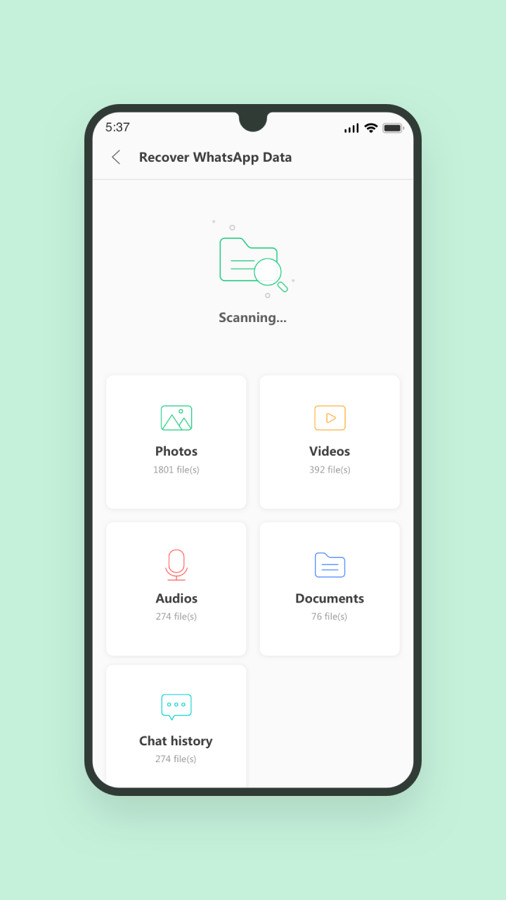 اسکرین شات 2 برنامه UltData: Photo & Data Recovery