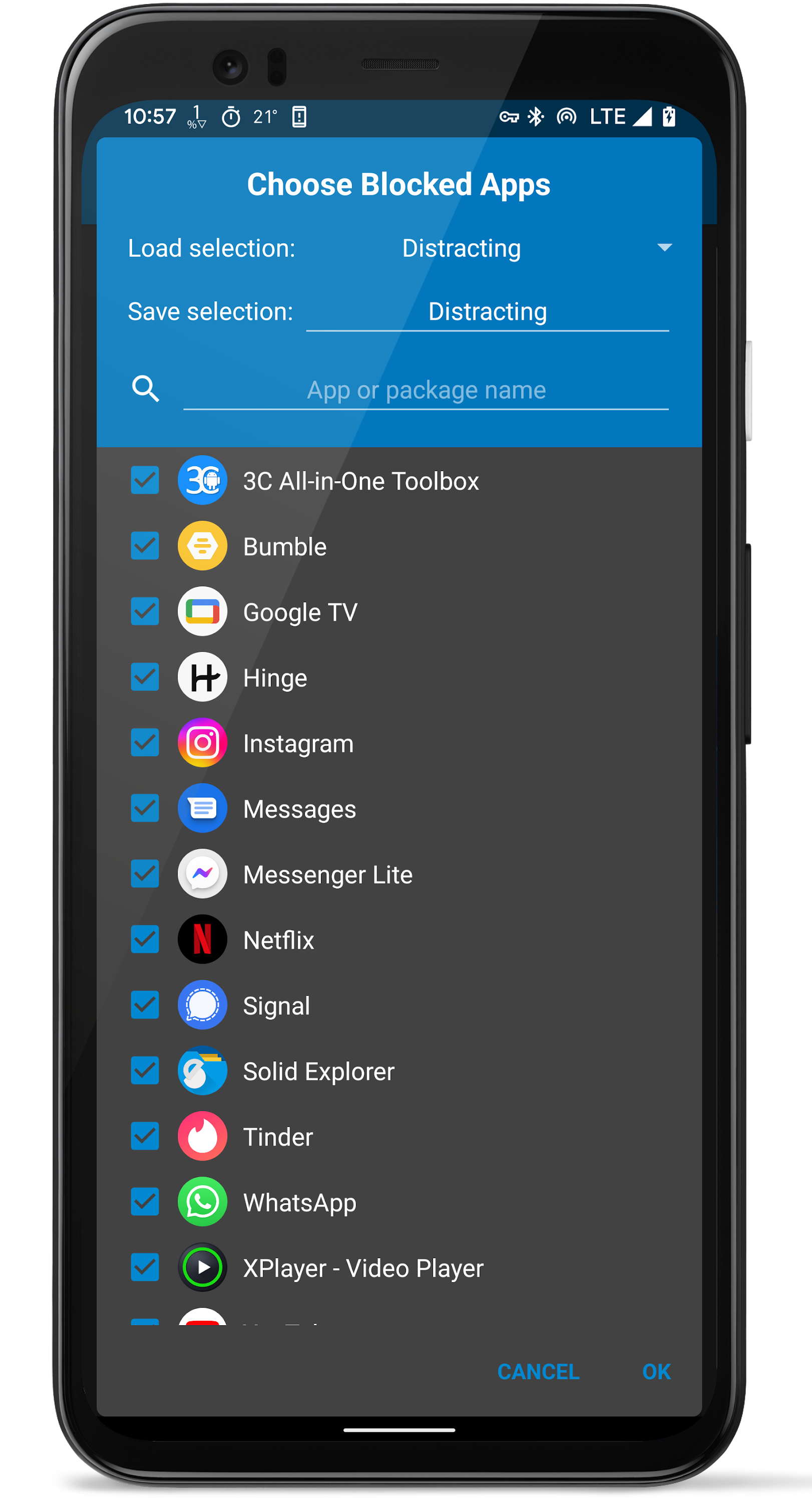 اسکرین شات 6 برنامه Lock Me Out - App/Site Blocker