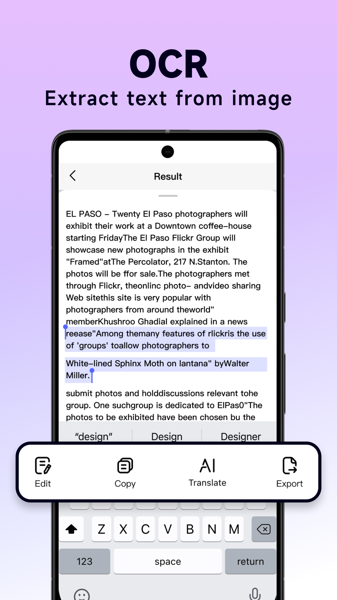 اسکرین شات 4 برنامه TeraScan - AI PDF Scanner