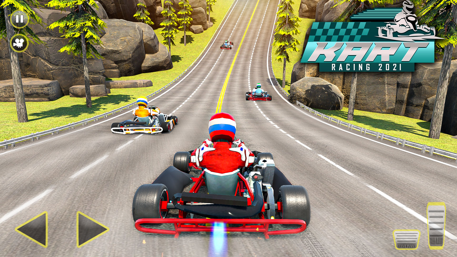 اسکرین شات 1 برنامه GoKart Multiplayer Racing Game