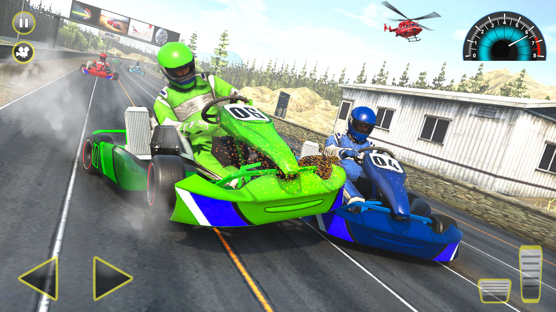 اسکرین شات 5 برنامه GoKart Multiplayer Racing Game