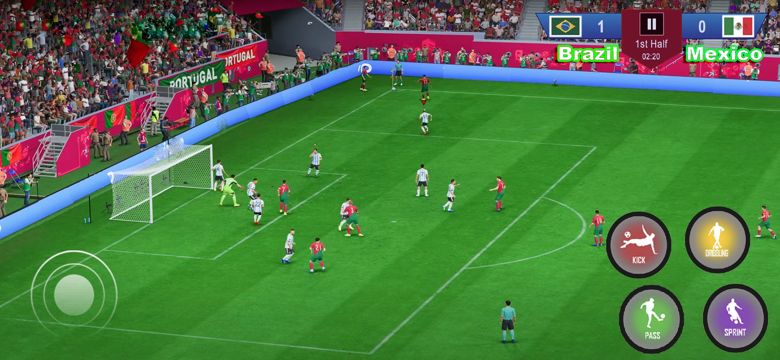 اسکرین شات 2 بازی Football Games 2025: Pro Kick