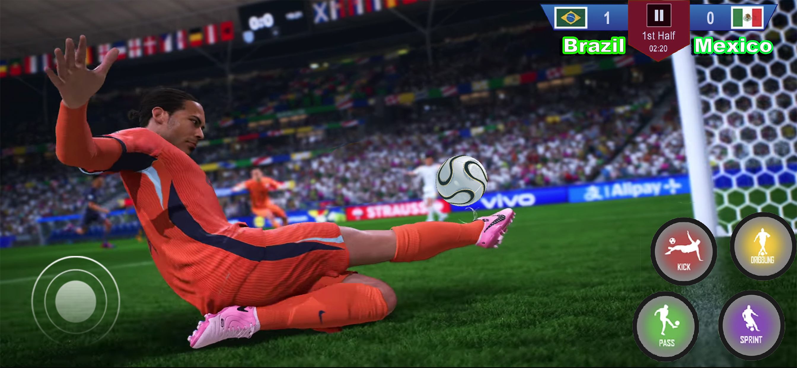 اسکرین شات 5 بازی Football Games 2025: Pro Kick