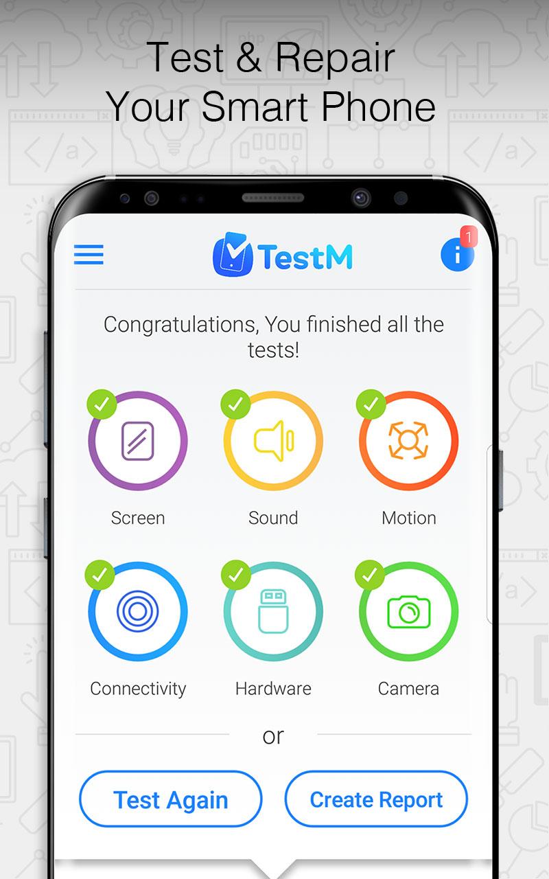 اسکرین شات 3 برنامه TestM
