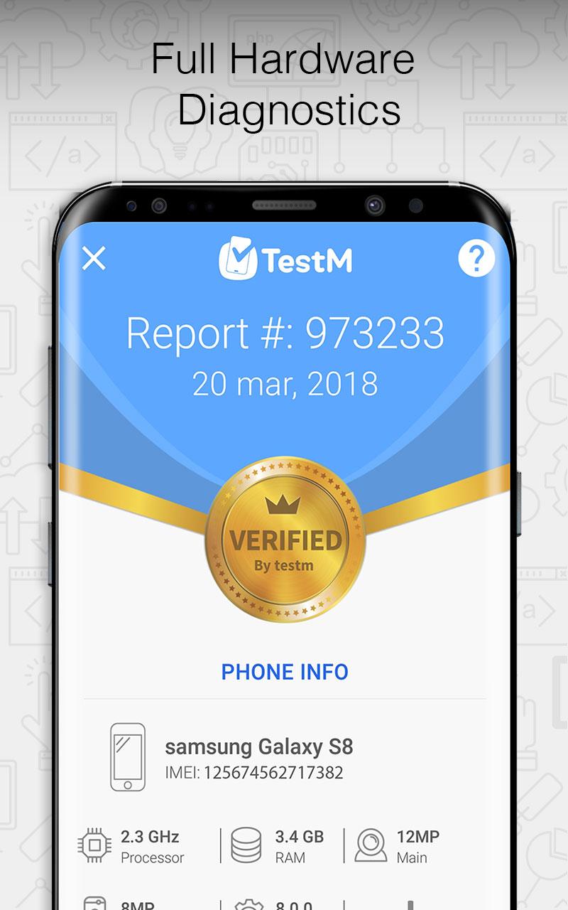اسکرین شات 1 برنامه TestM