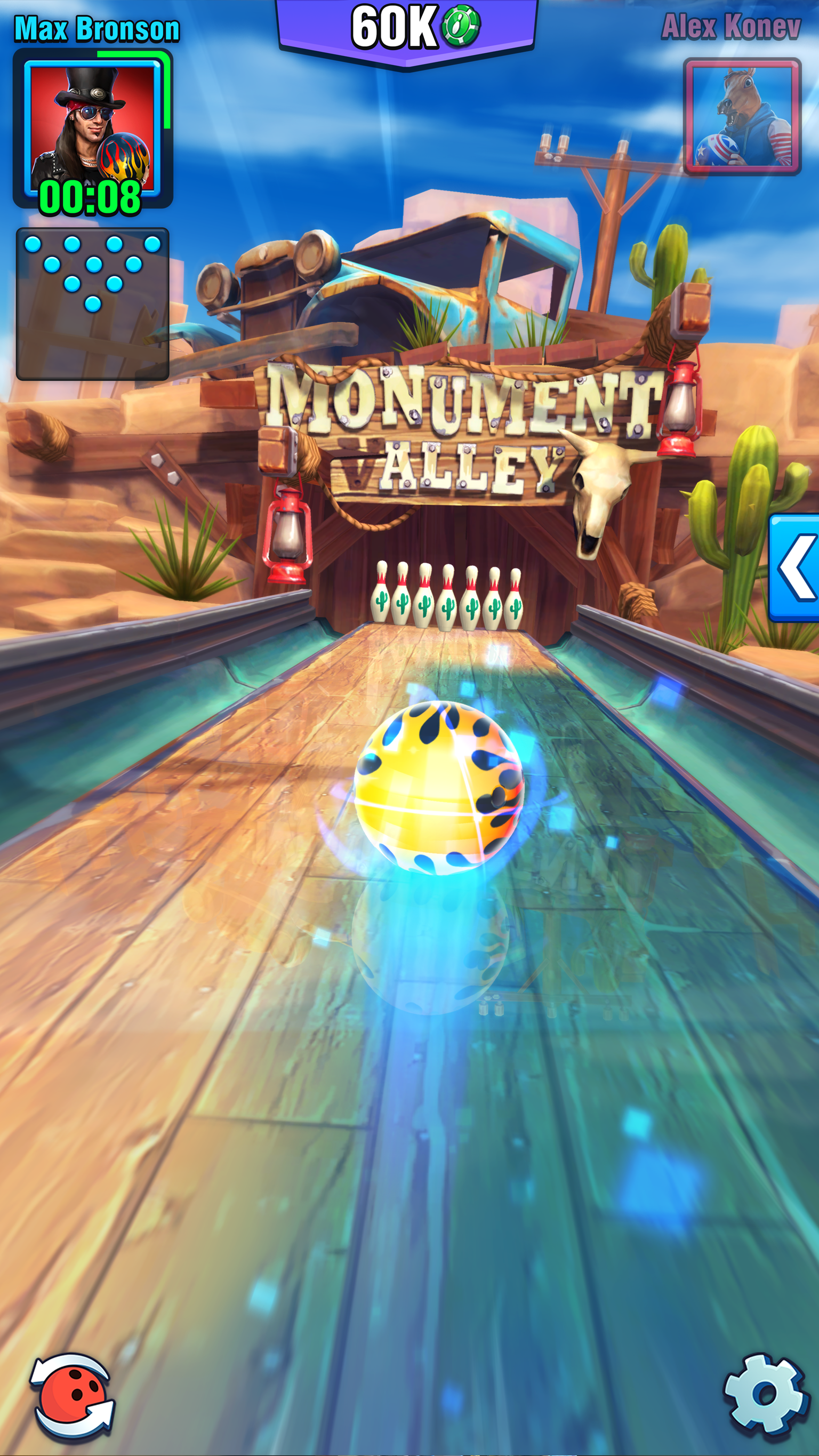 اسکرین شات 1 بازی Bowling Crew — 3D bowling game