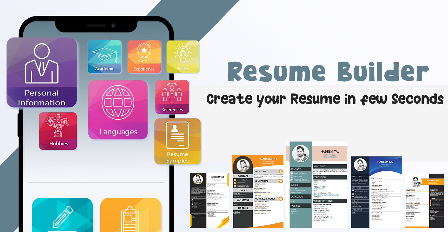 اسکرین شات 1 برنامه Resumify - AI CV Maker