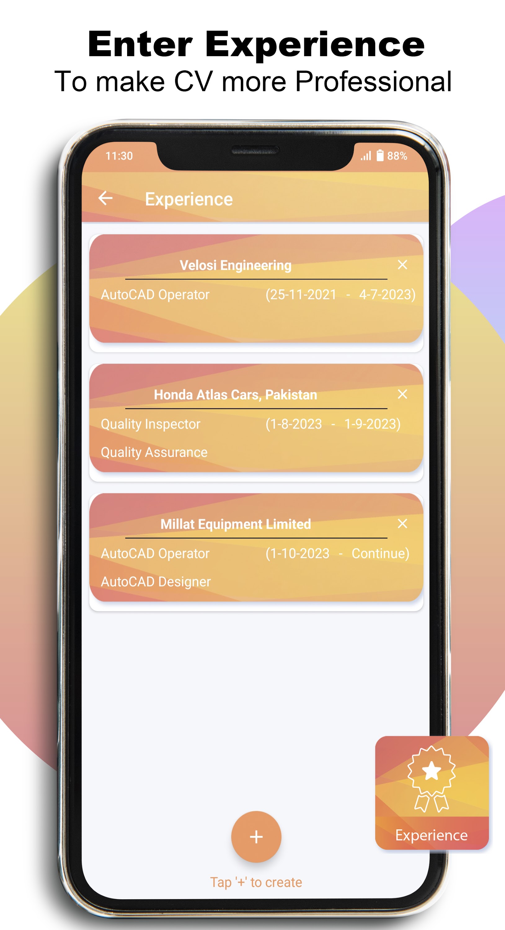 اسکرین شات 5 برنامه Resumify - AI CV Maker