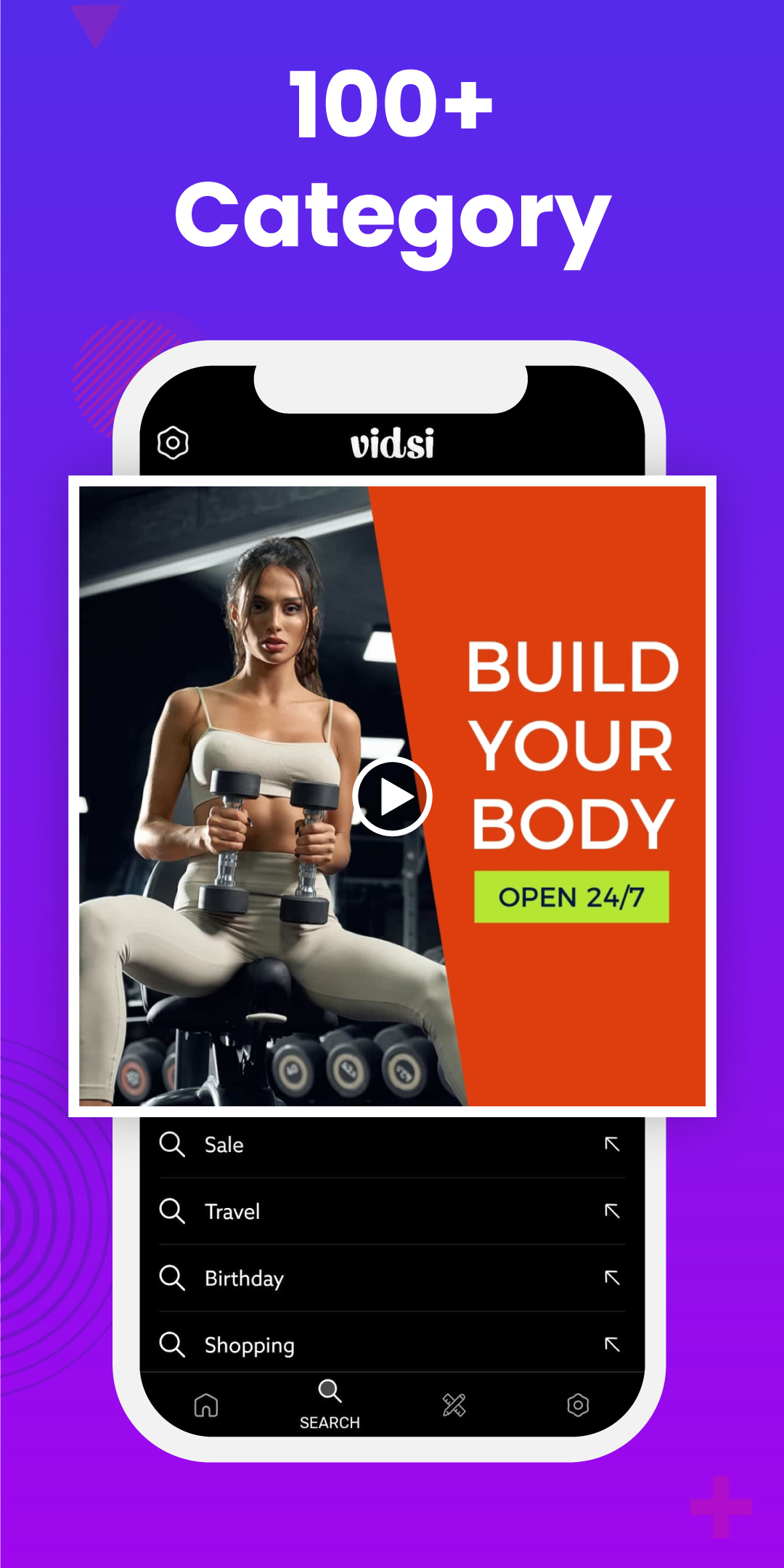 اسکرین شات 4 برنامه Vidsi: Promo Video Maker