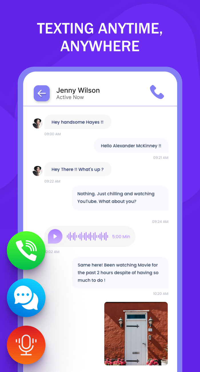 اسکرین شات 4 برنامه Text, Call & Phone number