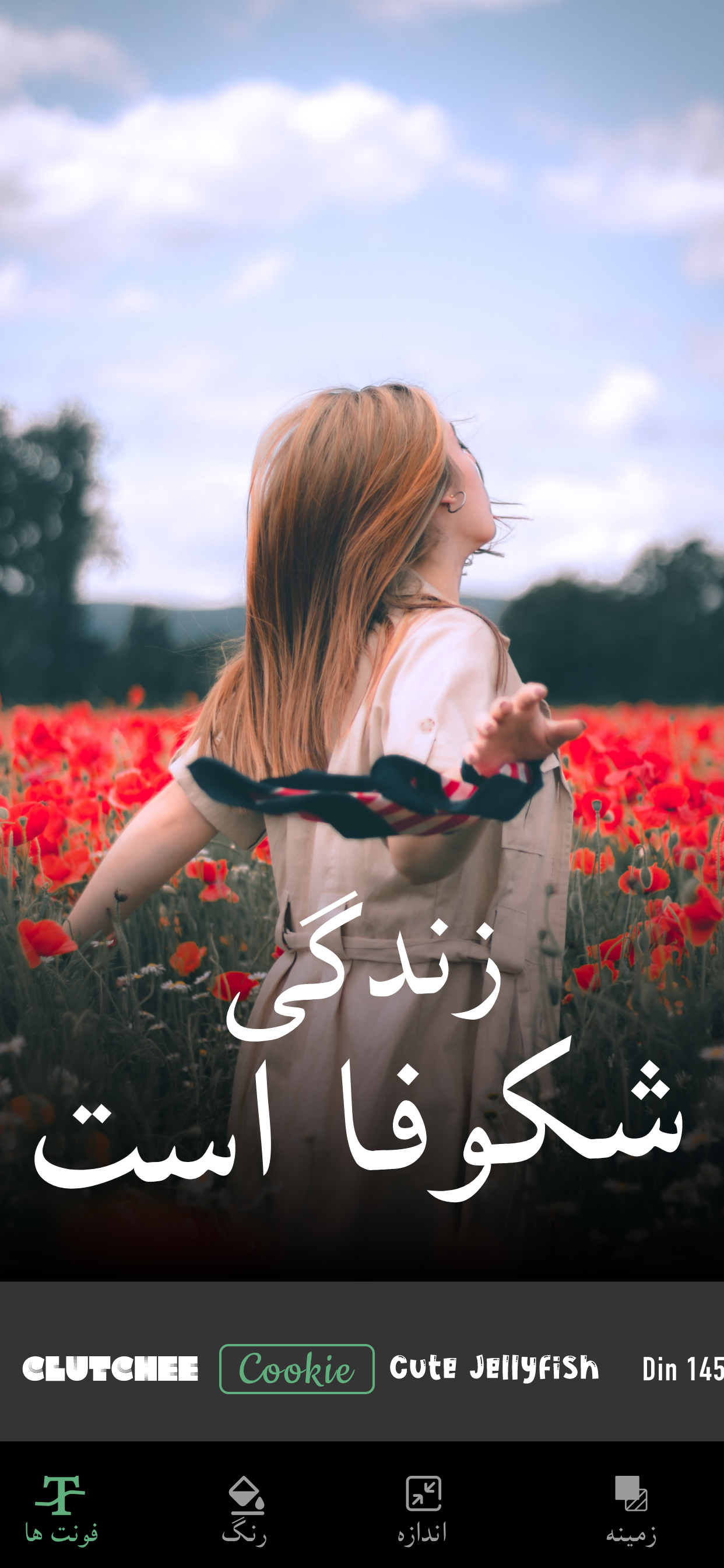 اسکرین شات 2 برنامه نوشتن متن روی عکس -  نوشته ساز