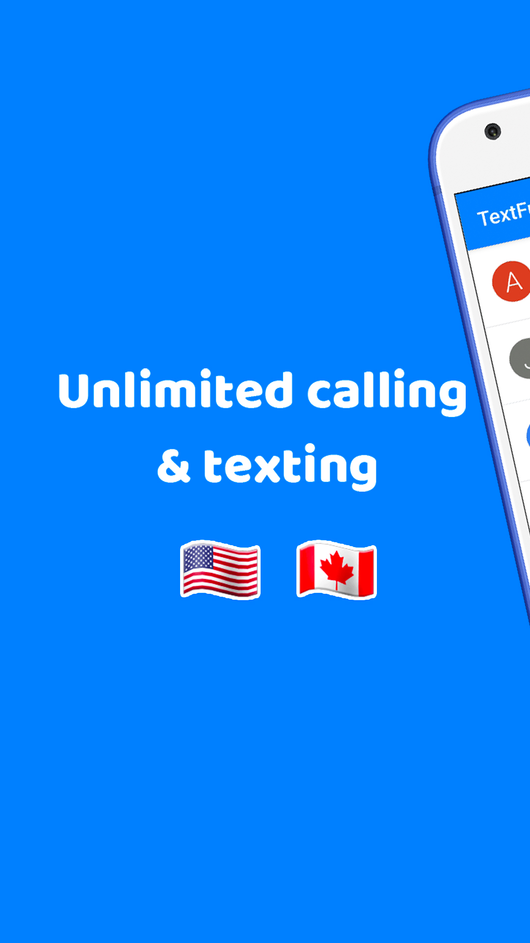 اسکرین شات 1 برنامه TextApp:Texting & WiFi Calling