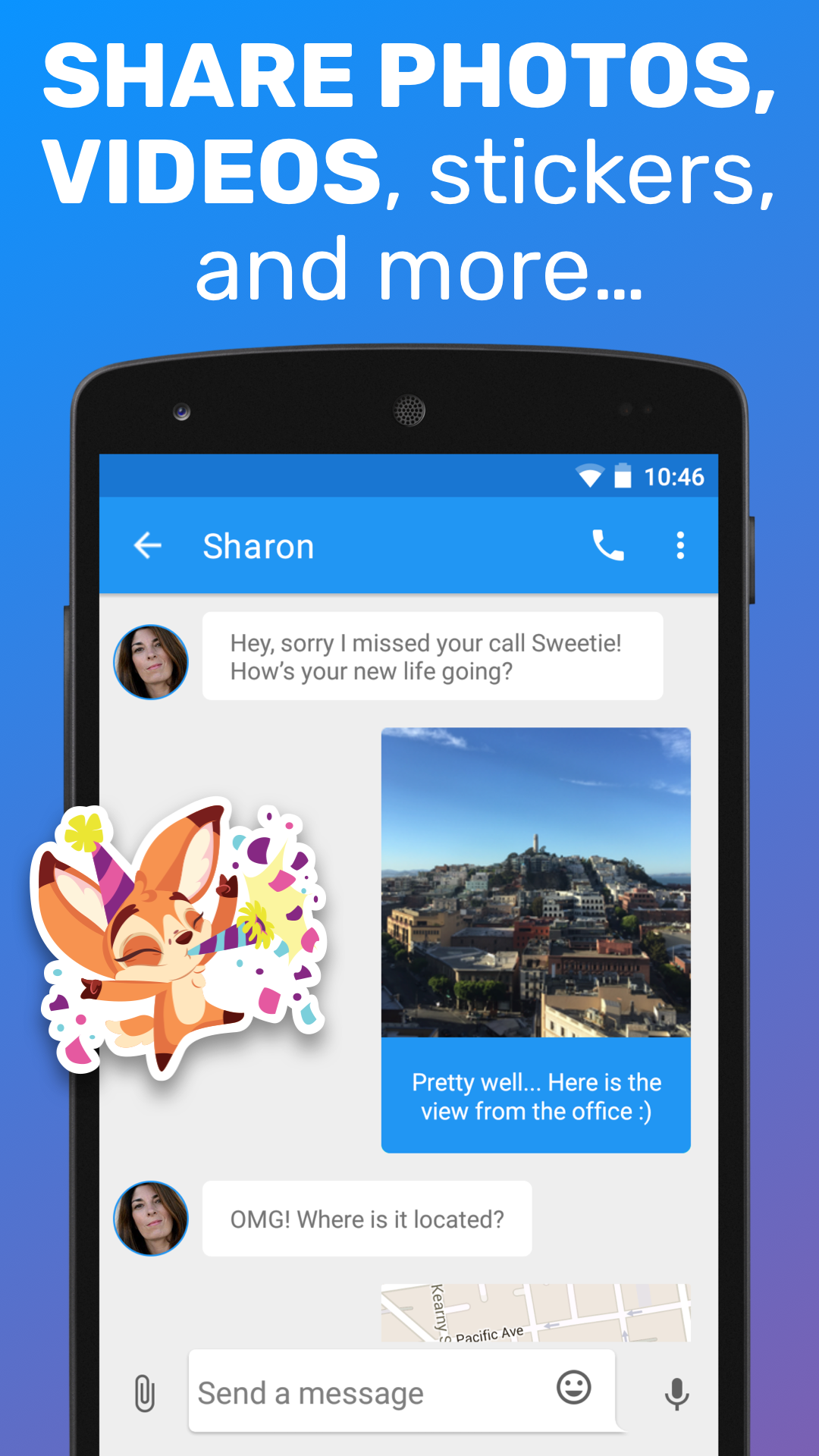 اسکرین شات 3 برنامه TextMe Up Calling & Texts