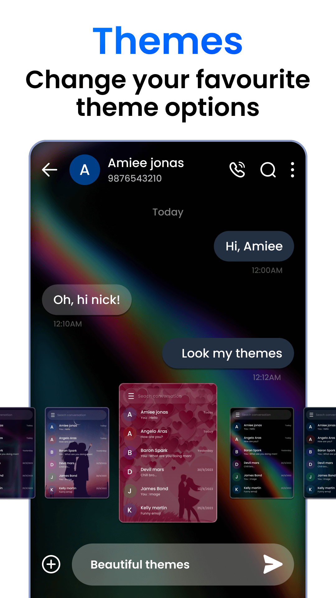 اسکرین شات 6 برنامه Messages