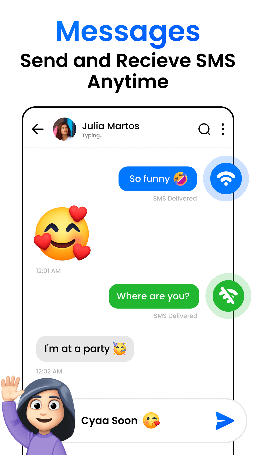 اسکرین شات 7 برنامه Messages