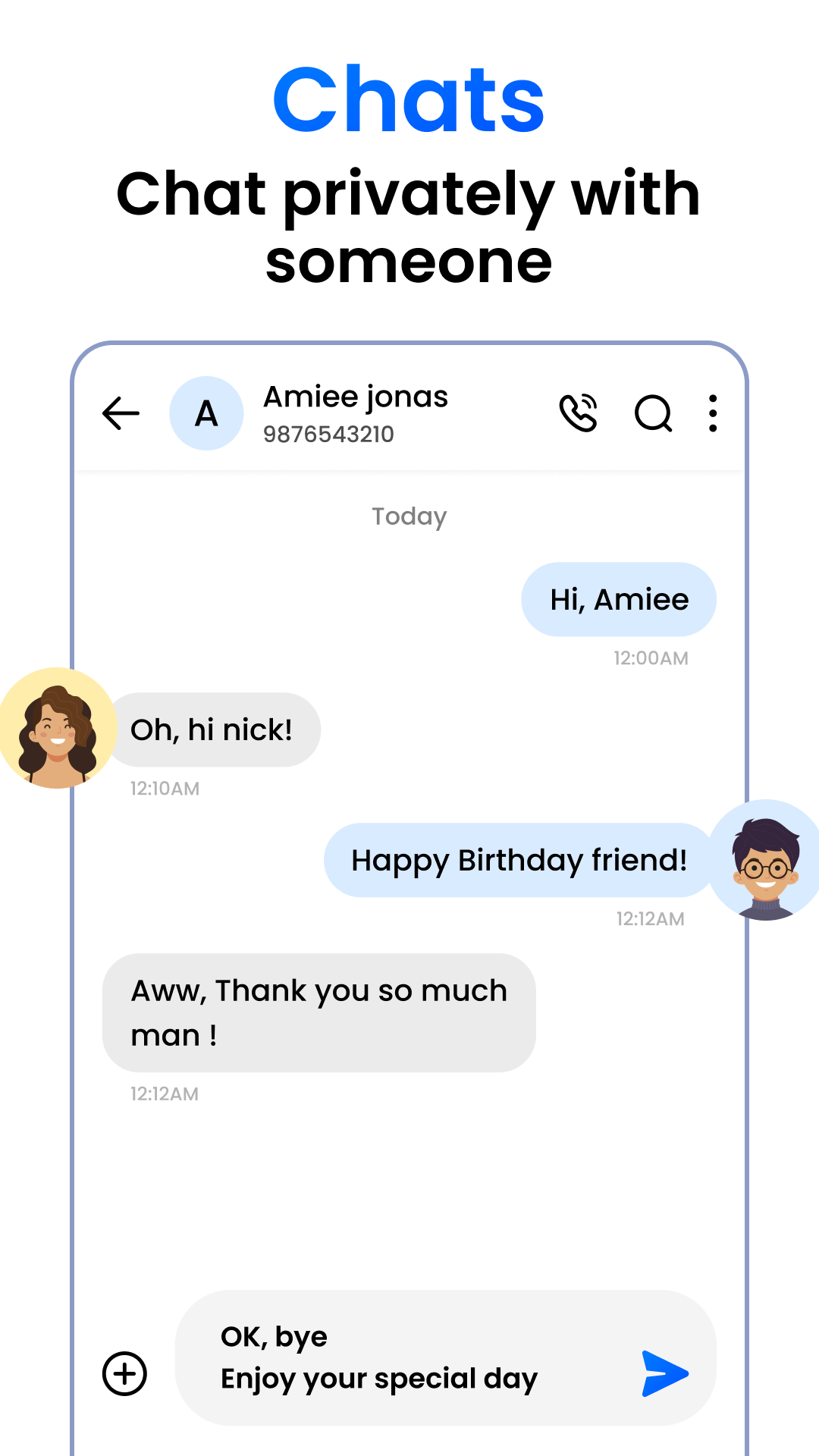 اسکرین شات 2 برنامه Messages