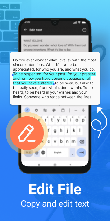 اسکرین شات 3 برنامه Text Scanner: Image to Text