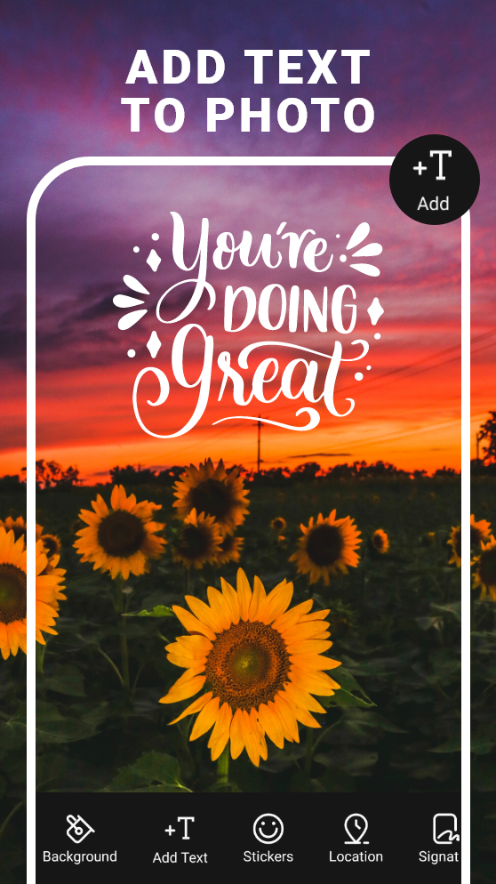 اسکرین شات 4 برنامه Text Photo - Photo Text Editor